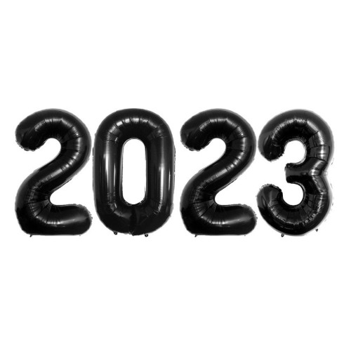 2023 신년 파티 연말 연시 새해 풍선 32인치 블랙